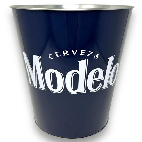 SOTT Modelo Cerveza سلة مهملات معدنية مدببة سلة مهملات عتيقة مستوحاة من ديكور المنزل القديم (10.5 بوصة قطر × 11 بوصة طول) in Kuwait