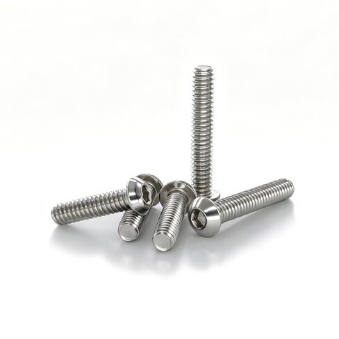 20 قطعة 1/4"-20x1 براغي براغي برأس مقبس الرأس، 304 من الفولاذ المقاوم للصدأ 18-8، محرك ألين سداسي، لمسة نهائية لامعة، ملولبة بالكامل بواسطة DYFOL (1/4-20x1 بوصة 20 قطعة) in Kuwait