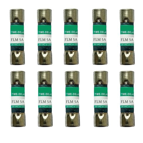 10 عبوات جديدة FLM-5 FLM 5A 250Vac صمام تأخير الوقت، FLM-5A صمامات خرطوشة الحد الحالية in Kuwait