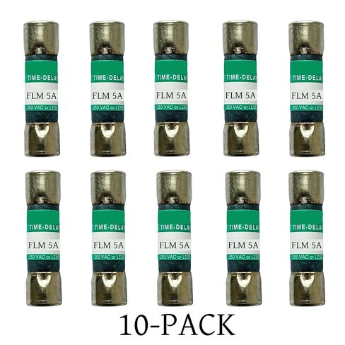 10 عبوات جديدة FLM-5 FLM 5A 250Vac صمام تأخير الوقت، FLM-5A صمامات خرطوشة الحد الحالية in Kuwait