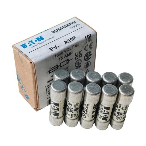 10pcs PV-15A10F PV15A10F 15A 1000VDC Solar PV Fuse 10x38mm in Kuwait