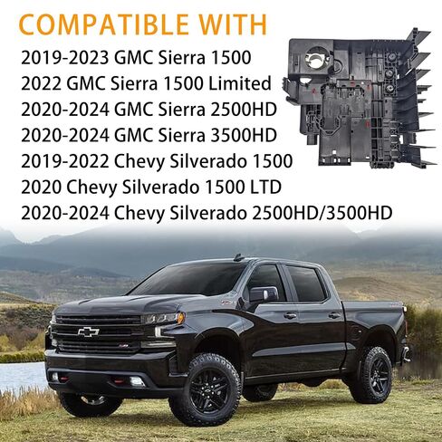 84646134 كتلة صمامات توزيع البطارية مناسبة لسيارة Chevy Silverado 1500 2500HD 3500HD، GMC Sierra 1500 2500HD 3500HD 2019-2024، يستبدل # 84493556، 85015808 in Kuwait