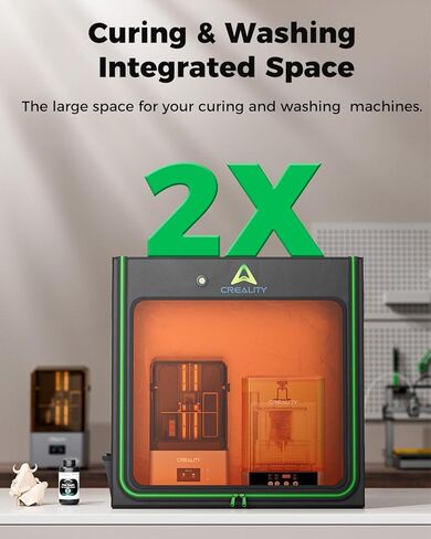 Creality Resin 3D Printer Enclosure with Fume Extraction Kit, 1000x500x1000mm Extra Large Space Resin Cover for LCD UV 3D Printer in Kuwait