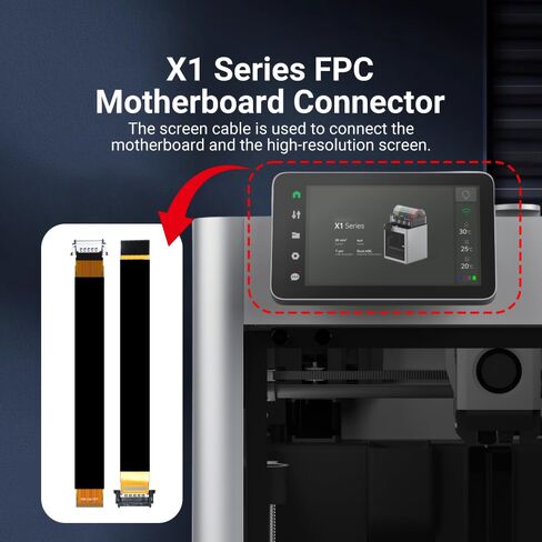 كابل توصيل سلسلة Lab X1 FPC 33x265 مللي متر من اللوحة الأم إلى شاشة العرض لأجزاء الطابعة ثلاثية الأبعاد الأساسية Lab X1 X1C in Kuwait