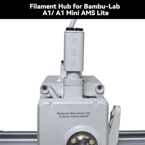محور خيوط ملحقات الطابعة ثلاثية الأبعاد Immdinogo لـ BambuLab A1/ A1 Mini AMS Lite: استبدال الفاصل بخمسة اتجاهات - ضمان طباعة المواد الاستهلاكية المستقرة متعددة الألوان in Kuwait