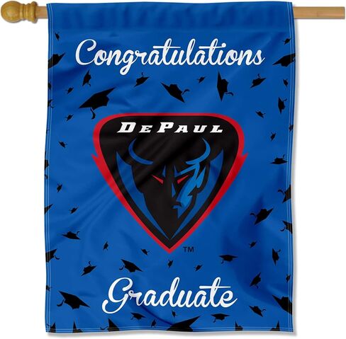 DePaul Blue Demons Graduation Gift Banner Flag in Kuwait