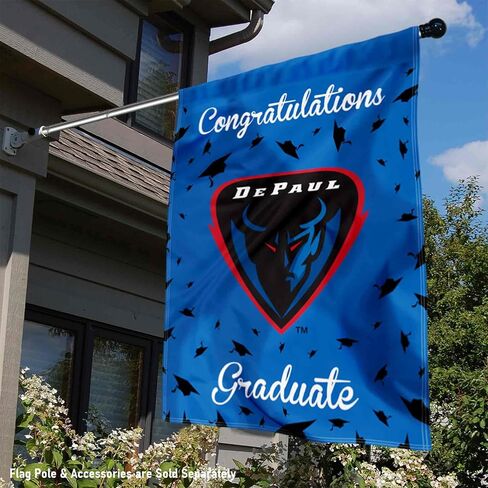 DePaul Blue Demons Graduation Gift Banner Flag in Kuwait