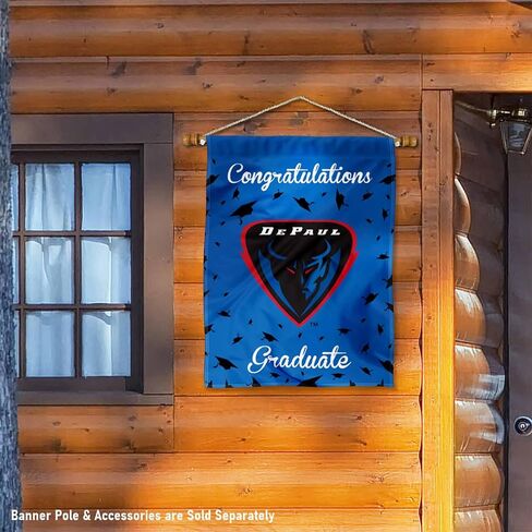 DePaul Blue Demons Graduation Gift Banner Flag in Kuwait