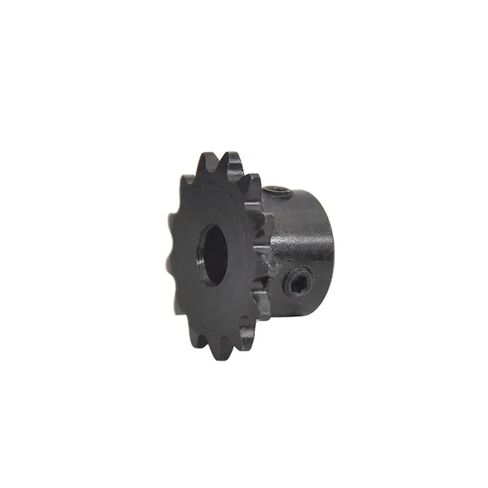 Steel Heavy Duty Motor Pinion Gear 04C 15 Teeth Industrial Sprocket Bore 6-12mm 45# Steel Two Points Chain Gear Mechanical Motor Drive(8mm) in Kuwait