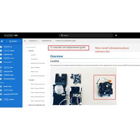 مجموعة أدوات التجميع الكاملة لـ Snapmaker-U1: يتضمن البثق قبل التثبيت أجزاء بديلة لمستشعر تشغيل خيوط المحرك المتدرج المتوافقة مع طابعة Snapmaker U1 ثلاثية الأبعاد in Kuwait