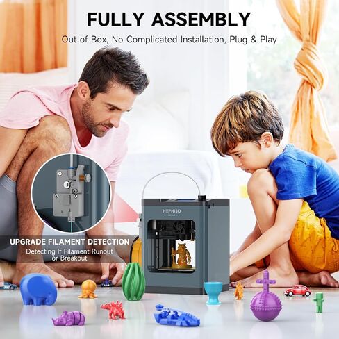TINA2 Plus 3D Printer with WiFi Cloud, HEPHI3D DIY 3D Printers 250mm/s High Speed, Auto Leveling Mini 3D Printer for Beginners and Kids, Fully Assembly 3D Printers Open Source for Home, Office, School in Kuwait