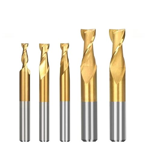 2 الناي HSS قاطعة المطحنة دوامة نهاية مطحنة للمعادن الألومنيوم أداة طحن CNC راوتر بت EndMill (9x10x19x69L) in Kuwait