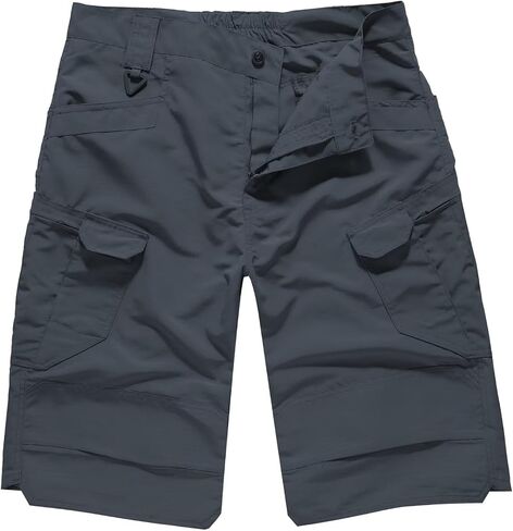 Cargo Shorts for Men Outdoor Tactical Hiking Shorts with Multi-Pockets | Summer Casual Shorts for Men Lightweight Breathable Short Pants for Workout Fishing Golf Camping with Utility Pocket in Kuwait