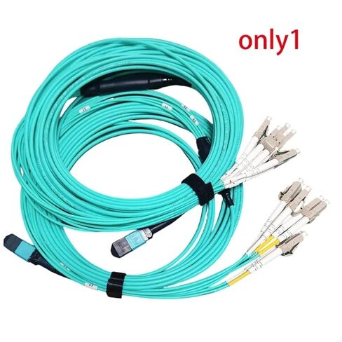 كابل OM3 متعدد الأوضاع 8 MPO/UPC إلى 4 LC من الألياف الضوئية (5M؛ MPO Transfer LC) in Kuwait