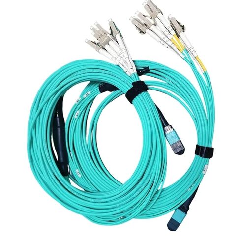 كابل OM3 متعدد الأوضاع 8 MPO/UPC إلى 4 LC من الألياف الضوئية (5M؛ MPO Transfer LC) in Kuwait