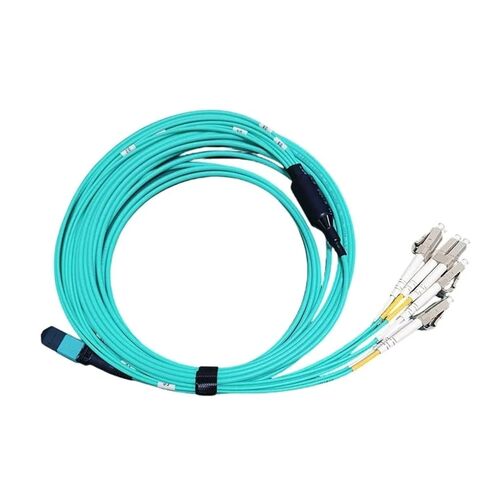 كابل OM3 متعدد الأوضاع 8 MPO/UPC إلى 4 LC من الألياف الضوئية (5M؛ MPO Transfer LC) in Kuwait