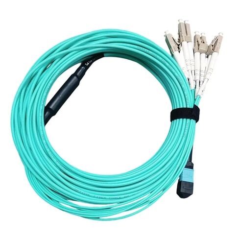 كابل OM3 متعدد الأوضاع 8 MPO/UPC إلى 4 LC من الألياف الضوئية (5M؛ MPO Transfer LC) in Kuwait