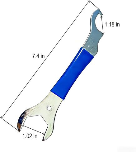 Beer Faucet Wrench Heavy Duty Draft Beer Tap Wrench - 26mm Metric Open-End Hex Nut Keg Spanner for Draft Beer Couplers and Kegerators in Kuwait