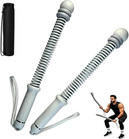 حبال معركة مرجحة بدون حبال، معدات تمرين ممتازة للقوة، تدريب HIIT، تصميم حبال لاسلكية مطورة مع وزن قابل للتعديل، للرجال والنساء، للتدريبات المنزلية والسفر in Kuwait