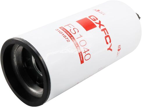 FS1040 فلتر فاصل المياه الوقود استبدال BF1274SP P551047 33423 | متوافق مع ISX QSX 15 لتر (عبوة من 4 قطع) in Kuwait