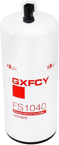 FS1040 فلتر فاصل المياه الوقود استبدال BF1274SP P551047 33423 | متوافق مع ISX QSX 15 لتر (عبوة من 4 قطع) in Kuwait