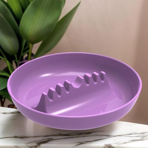 Ash Tray for Cigarettes 7 Inches Outdoor Ashtray for Patio, Plastic Ashtrays With 7 Cigarette Holders, Home Office Indoor Outdoor Use （Purple） in Kuwait