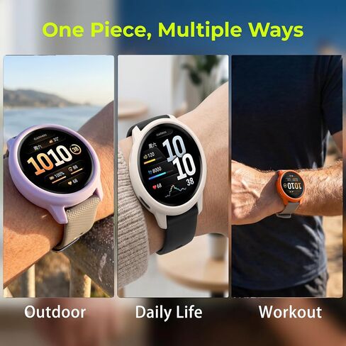 متوافق مع حافظة Garmin Venu 4 مقاس 41 مم و45 مم، غطاء حماية خفيف الوزن ومرن ناعم من مادة TPU بـ 6 ألوان لسوار الساعة الذكية Garmin Venu 4 [بدون واقي شاشة أمامي] (45 مم) in Kuwait