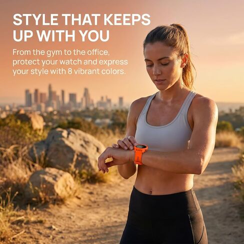متوافق مع حافظة Garmin Venu 4 مقاس 41 مم و45 مم، غطاء حماية خفيف الوزن ومرن ناعم من مادة TPU بـ 6 ألوان لسوار الساعة الذكية Garmin Venu 4 [بدون واقي شاشة أمامي] (45 مم) in Kuwait