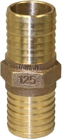 Merrill MFG 1 "وصلة برونزية خالية من الرصاص NPT منفذ كامل عالي التحمل، تركيب أنابيب نحاسية خالية من الرصاص، موصل سباكة مقاوم للتآكل HVAC، نجار مانع للتسرب من درجة المقاول in Kuwait