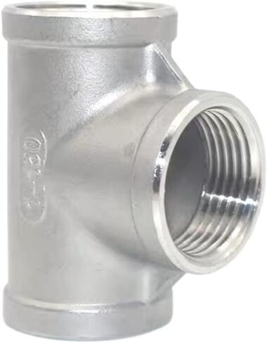 2 "DN50 TEE 3 طريقة SS304 الفولاذ المقاوم للصدأ F/F/F تركيبات الأنابيب الملولبة أنثى للمنزل المشروب وصلات المواسير in Kuwait