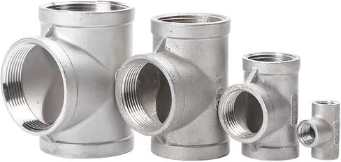 2 "DN50 TEE 3 طريقة SS304 الفولاذ المقاوم للصدأ F/F/F تركيبات الأنابيب الملولبة أنثى للمنزل المشروب وصلات المواسير in Kuwait