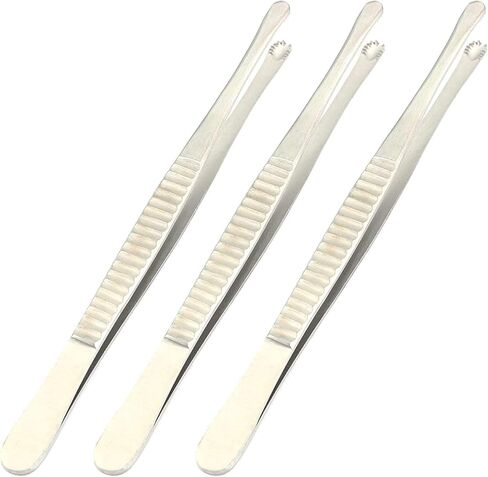 3 Pcs Stainless Steel Russian Tissue Forceps 6" Veterinary Dental Instruments ODM in Kuwait