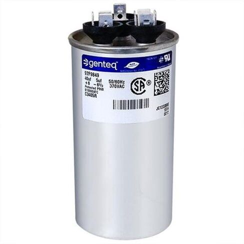 P291-4053RS - 40 + 5 فائق التوهج MFD 370 فولت VAC - ترقية مكثف التشغيل المزدوج الدائري للحامل in Kuwait