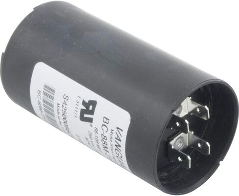 مكثف بدء تشغيل VANGUARD، 88-108 MFD، 250 فولت، 1-13/16 بوصة × 3-3/8 in Kuwait