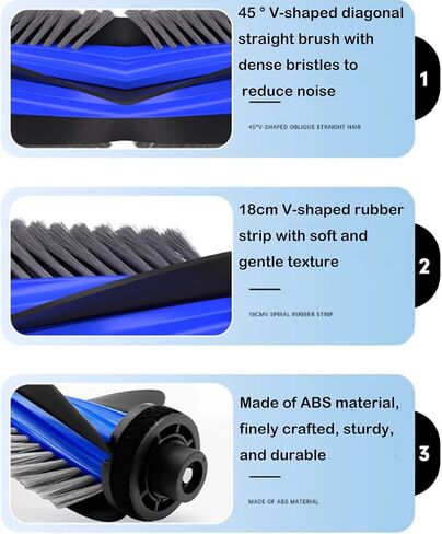 20 قطعة من الملحقات المتوافقة مع المكنسة الكهربائية الروبوتية Ecovacs Deebot X9 Pro Omni/X9 Pro، تتضمن الأجزاء فرشتين رئيسيتين، 4 وسادات ممسحة دوارة، 4 مرشحات هيبا، 6 فرشاة جانبية، 4 أكياس غبار، 1 أداة نظيفة in Kuwait