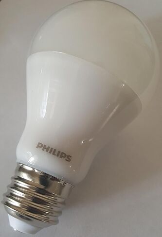 Philips 60 Watt Equivalent 9.5 Watts A19 LED Light Bulb, Dimmable, Warm Glow, Suitable for Damp Locations, 3-Pack in Kuwait