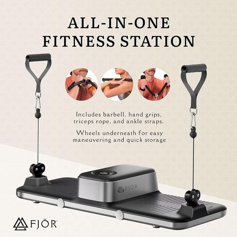 XT Trainer - Compact Home Gym, All-in-One Fitness Station, Workout Resistance System, Strength Training Equipment, & Cable Weight Machine in Kuwait