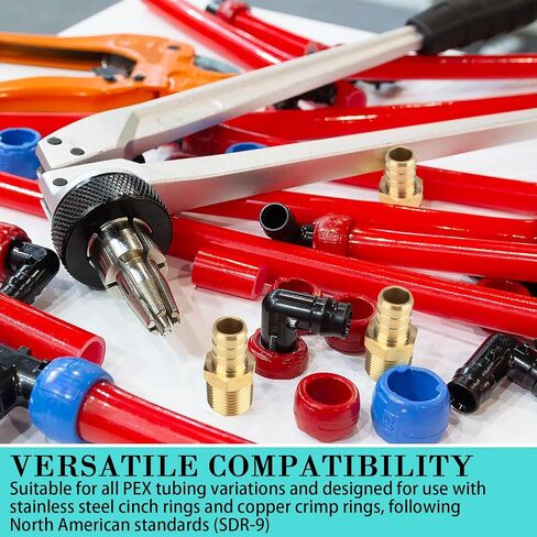 2-Pack Brass 1/2" PEX to 3/8" NPT Male Connector Fitting, Lead-Free Heavy-Duty in Kuwait