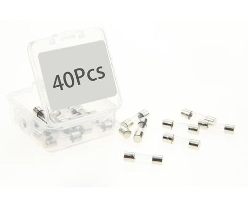 T160mAL250V، 160mA، 160mA Fuse، صمامات زجاجية بطيئة النفخ، 5x20mm، 0.16 أمبير 250 فولت، 0.2X 0.78 فيوز تأخير الوقت (40 قطعة) in Kuwait