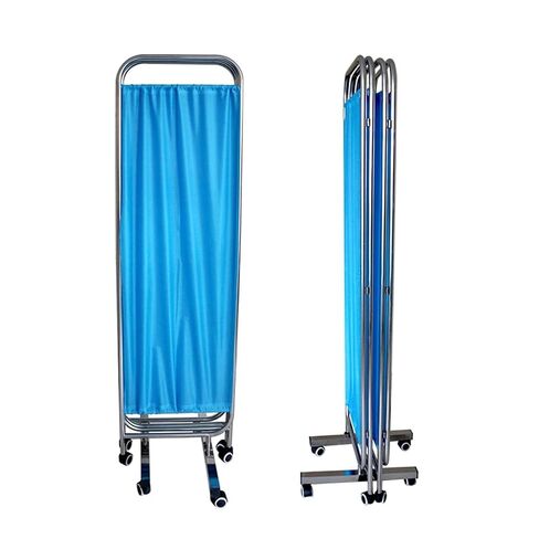 Room Divider Screens - 4 Panel Foldable Medical Privacy Screen, Folding Rolling Medical Privacy Screen, Foldable Room Divider Temporary Fence, for Clinic/Patient/Exam Room in Kuwait