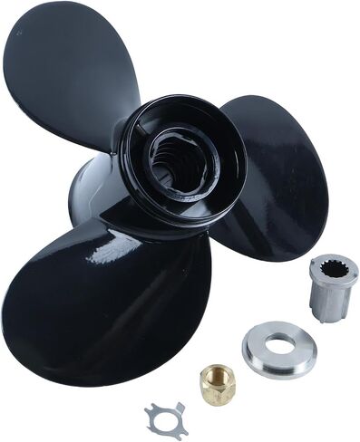 مروحة ألومنيوم مقاس 16 بوصة × 13 بوصة 48-78114A45 78114A45 متوافقة مع Mercury Mercruiser Outboard 75HP 90HP 115HP 135HP 150HP 175HP 200HP 220HP 225HP 250HP 275HP 300HP in Kuwait
