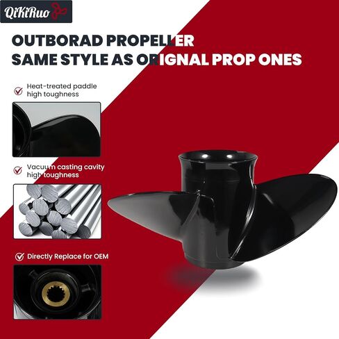 14 1/4x21,14x19 Outboard Propeller fit Yamaha 150-300HP Aluminum Props | Directly Replace for OEM/15 Tooth/for yamaha 150HP,175HP,200HP,220HP,225HP,250HP,300HP,HP Aluminum Propeller/RH in Kuwait