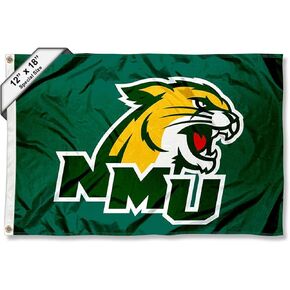 NMU Wildcats Boat and Nautical Flag in Kuwait