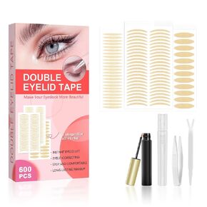 Invisible Eyelid Tape for Hooded Eyes, 600PCS Eyelid Lifter Strips, Waterproof Double eye lid tape, Say Goodbye easily to Sagging Eyelids, Uneven Eyelids & Monolids in Saudi Arabia