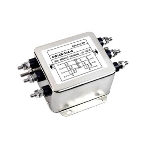 Three-Phase Three-Wire CW12B-10A/20A/30A/40A/50A/60A-S Power Filter 380V Inverter S Type CW12B-10A-S CW12B-30A-S(CW12B-40A-S) in Kuwait