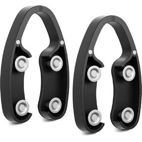 Wine Foil Cutter Magnetic Wine Bottle Foil Cutter Tool,Stainless Steel Blade Easily Removes Aluminum Foil Wine Bottle Opener,Black 2Pcs in Saudi Arabia