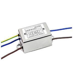مرشح تيار متردد EMI أحادي الطور CW1BL2D-3/6/10A-L مع سلك لتنقية مصدر الطاقة تيار مستمر 110 فولت منقي طاقة مضاد للتداخل (CW1BL2D-3A-L DC) in Kuwait