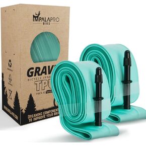 أنبوب IMPALAPRO Gravel TPU الداخلي 700C خفيف الوزن (44 جم) متوافق مع أنبوب دراجة TPU 700C x 32-42 صمام بريستا الحصى 65 مم - درجة حرارة عالية ومقاومة للثقب in Kuwait