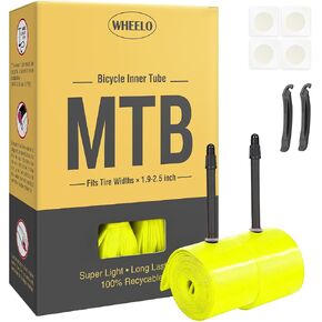 أنبوب داخلي من مادة TPU مقاس 26/27.5/29 بوصة: أنبوب دراجة MTB خفيف الوزن مع صمامات بريستا 48 مم (يشمل 4 قطع طقم إصلاح رقعة أنبوب الدراجة) in Kuwait