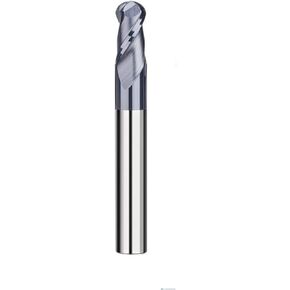 1 قطع كربيد 2 الناي الكرة الأنف نهاية المطاحن R1-R8 دوامة قاطعة المطحنة HRC55 أداة CNC راوتر بت النقش in Kuwait